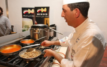 Os presento a Gaetano Raguní, nuestro chef!